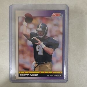 Score 91 Brett Favre Rookie Card